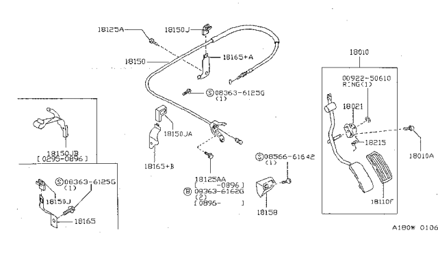1996 Nissan Sentra Accelerator Linkage Diagram