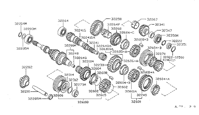 1999 Nissan Sentra Transmission Gear Diagram 2