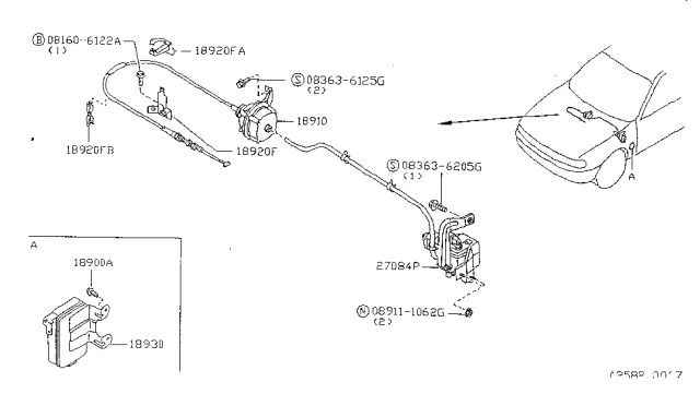 1999 Nissan Sentra Auto Speed Control Device Diagram 2