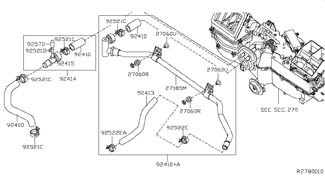 2013 Nissan Frontier Heater Piping Diagram 2