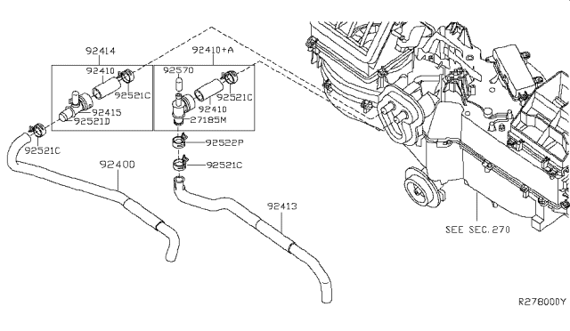 2010 Nissan Frontier Heater Piping Diagram 1