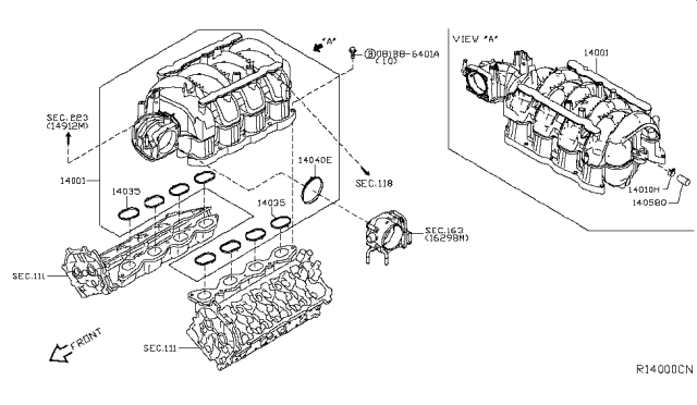2016 Nissan Titan Manifold Diagram 5