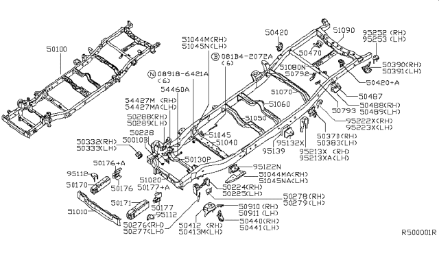 2004 Nissan Titan Frame Diagram 2