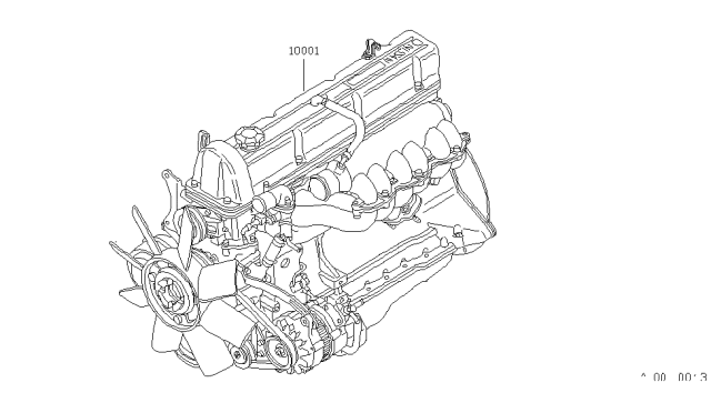 1981 Nissan Datsun 810 Engine Assembly Diagram 2