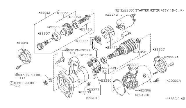 1982 Nissan Datsun 810 Starter Motor Diagram 3