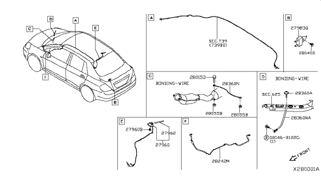 2011 Nissan Versa Audio & Visual Diagram 1
