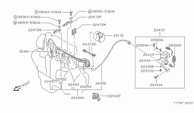 1987 Nissan Sentra Ignition System Diagram 2