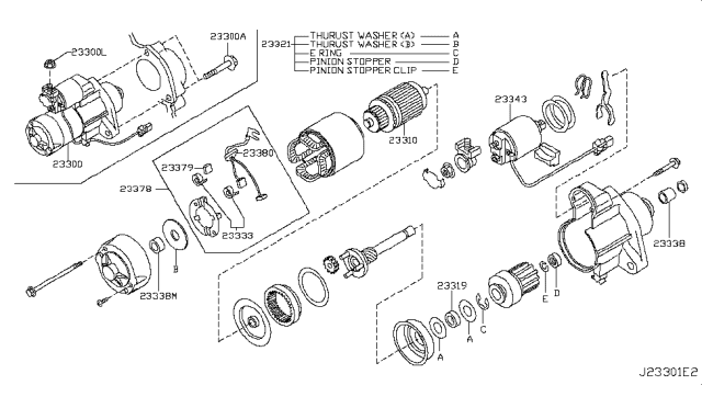 2014 Nissan 370Z Starter Motor Diagram 1