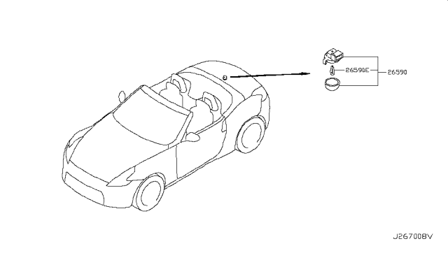 2012 Nissan 370Z Lamps (Others) Diagram 2