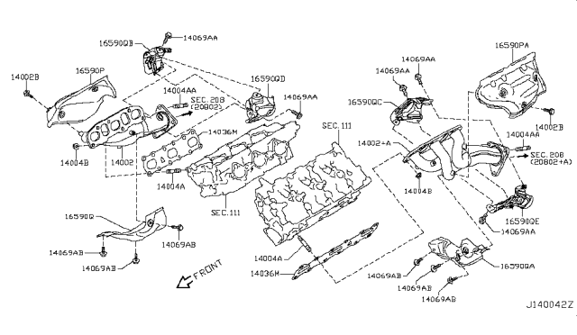 2015 Nissan 370Z Manifold Diagram 3
