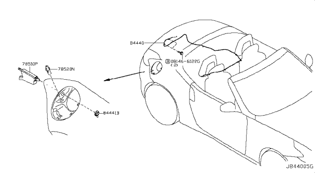 2014 Nissan 370Z Trunk Opener Diagram 2
