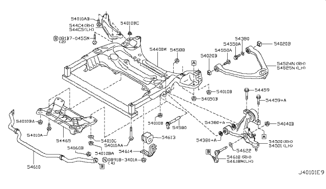 2010 Nissan 370Z Front Suspension Diagram 4