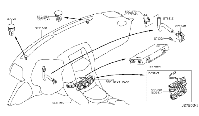 2009 Nissan 370Z Control Unit Diagram 2