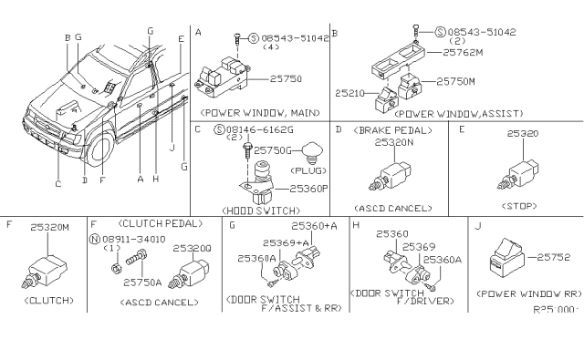 2001 Nissan Xterra Switch Diagram 1