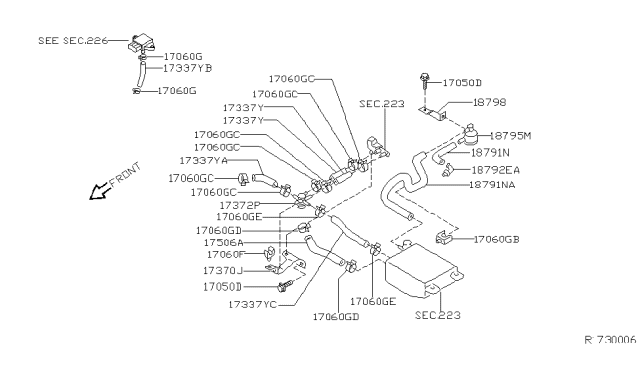 2001 Nissan Xterra Fuel Piping Diagram 3