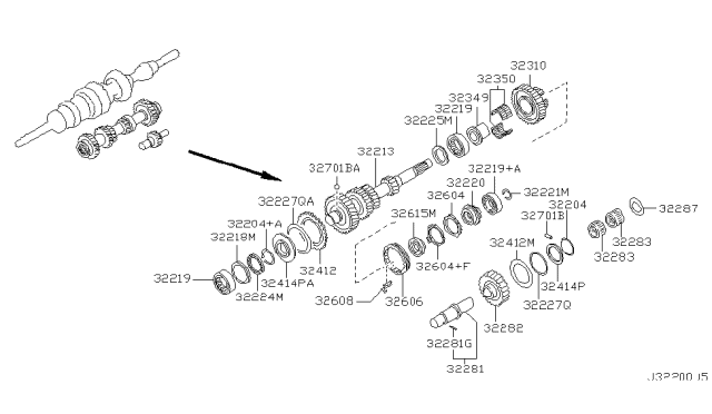 2001 Nissan Xterra Transmission Gear Diagram 2