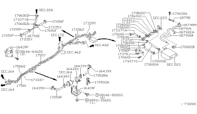 2001 Nissan Xterra Fuel Piping Diagram 5