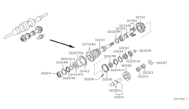 2004 Nissan Xterra Transmission Gear Diagram 1