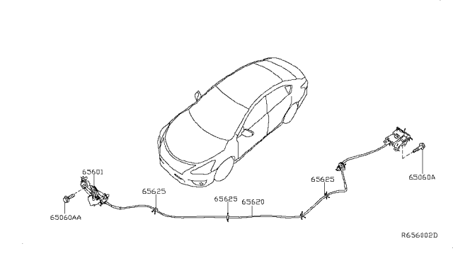 2015 Nissan Sentra Hood Lock Control Diagram