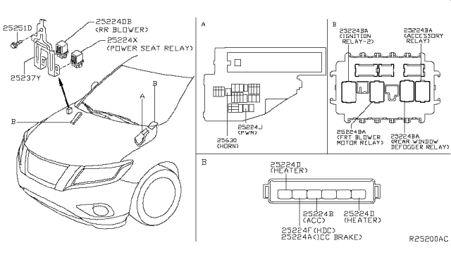2015 Nissan Pathfinder Relay Diagram 3