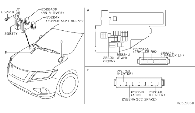 2013 Nissan Pathfinder Relay Diagram 1