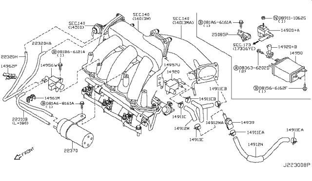 2003 Nissan Maxima Engine Control Vacuum Piping Diagram 2