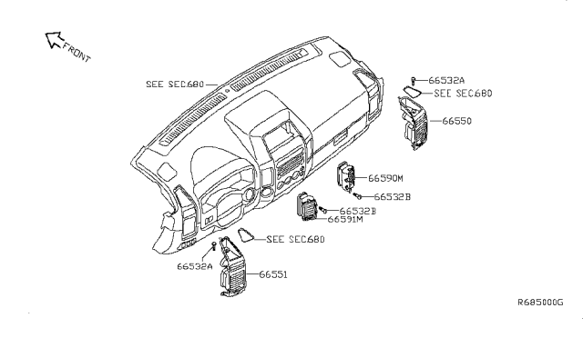 2013 Nissan Armada Ventilator Diagram