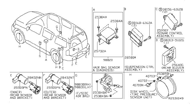2006 Nissan Armada Electrical Unit Diagram 3