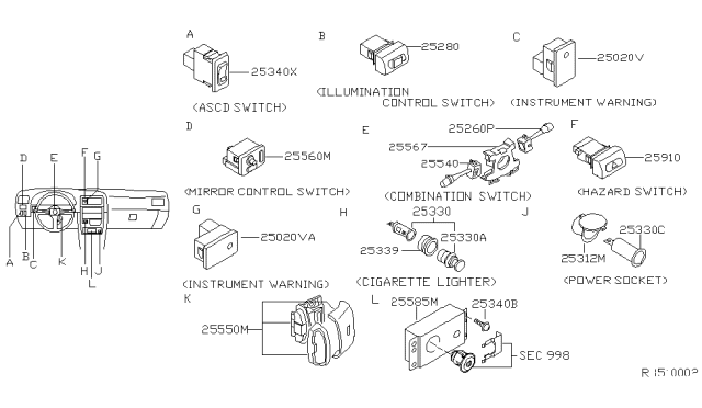 1999 Nissan Frontier Switch Diagram 5