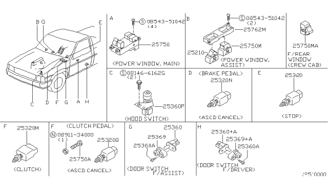 2001 Nissan Frontier Switch Diagram 2