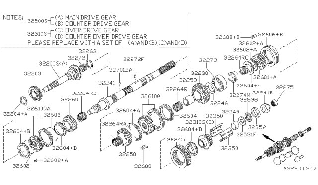 1999 Nissan Frontier Transmission Gear Diagram 8