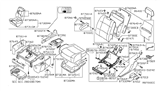 Diagram for 2008 Nissan Maxima Seat Heater Switch - 25500-ZK30D