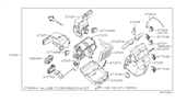 Diagram for Nissan Quest Blower Motor - 27226-ZM70A