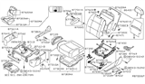 Diagram for 2004 Nissan Quest Cup Holder - 87340-5Z002