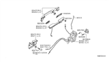 Diagram for 2009 Nissan Quest Door Latch Assembly - 80500-ZS70A