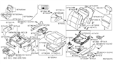 Diagram for 2006 Nissan Quest Seat Motor - 87393-8J02A