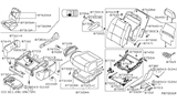 Diagram for 2004 Nissan Quest Cup Holder - 87340-5Z000