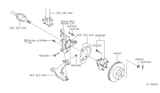 Diagram for 2007 Nissan Quest Steering Knuckle - 40014-CK000