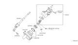 Diagram for 2006 Nissan Quest Steering Column Cover - 48950-CK000