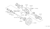 Diagram for 1985 Nissan 300ZX Wheel Bearing - 43215-01P00