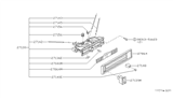 Diagram for Nissan 200SX A/C Switch - 27670-06F00