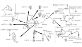 Diagram for Nissan 300ZX Brake Line - 46211-01A08