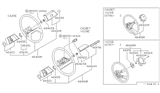Diagram for Nissan 200SX Steering Wheel - 48430-01F11