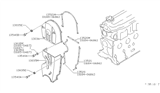 Diagram for 1984 Nissan 200SX Timing Cover - 13560-04E00