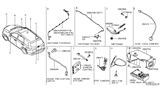 Diagram for Nissan Pathfinder Antenna Cable - 28243-3JA0A