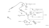Diagram for 2003 Nissan Quest Accelerator Cable - 18201-7B100