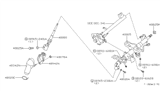 Diagram for 2002 Nissan Quest Steering Column Cover - 48950-7B000