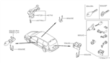 Diagram for Nissan Quest Ignition Lock Cylinder - 48701-1B025