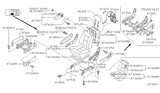 Diagram for 2003 Nissan Quest Seat Switch - 87317-7B021