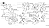 Diagram for 2001 Nissan Quest Cup Holder - 88337-7B000